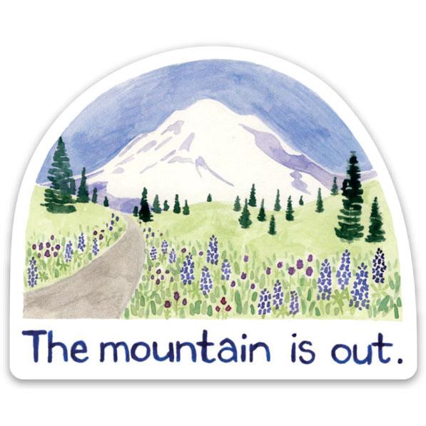 Mountain Is Out - Sticker