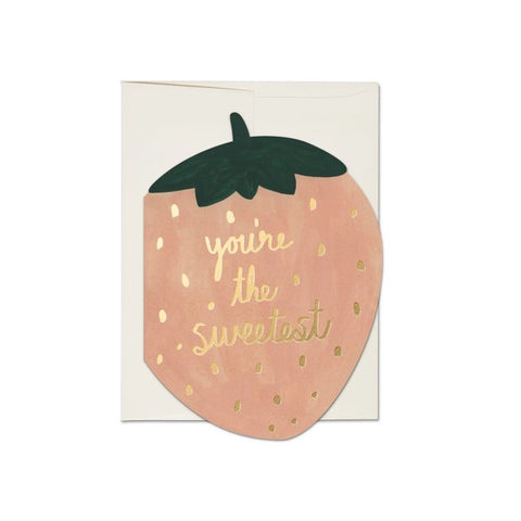 Strawberry - Thank You Card