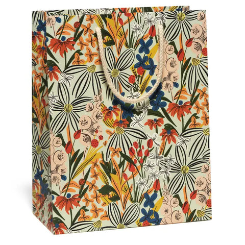 Striped Florals - Gift Bag