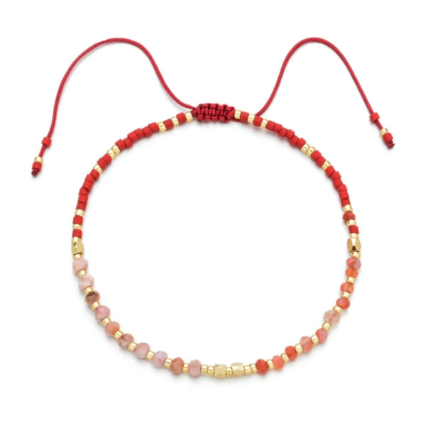 Sunstone - Healing Gemstone Stacking Bracelet
