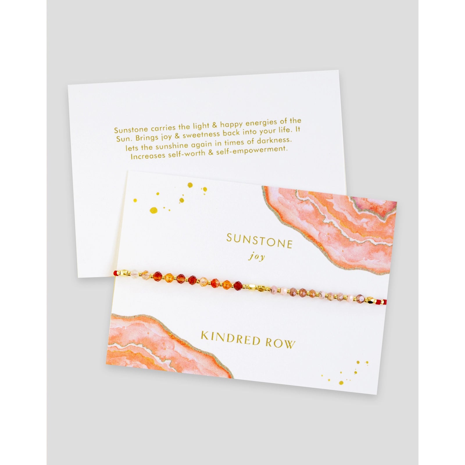 Sunstone - Healing Gemstone Stacking Bracelet