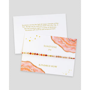 Sunstone - Healing Gemstone Stacking Bracelet
