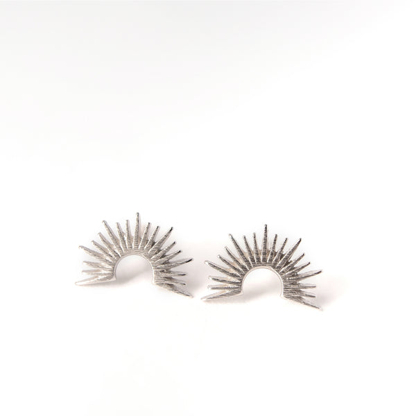 Sunrise Stud Earrings - Silver