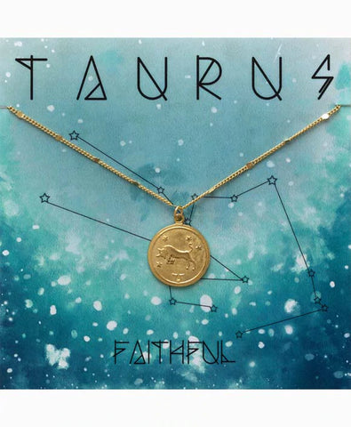 Taurus Medallion Necklace
