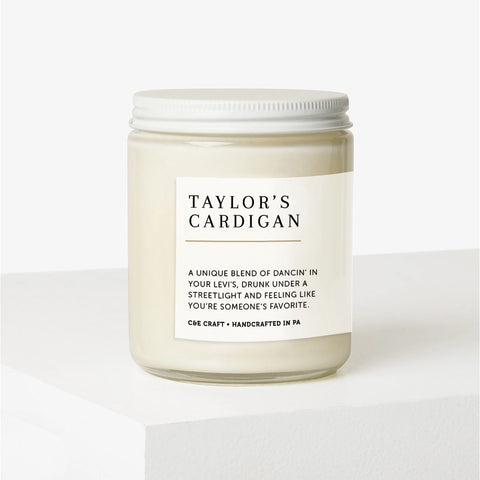 Taylor's Cardigan - Soy Wax Candle