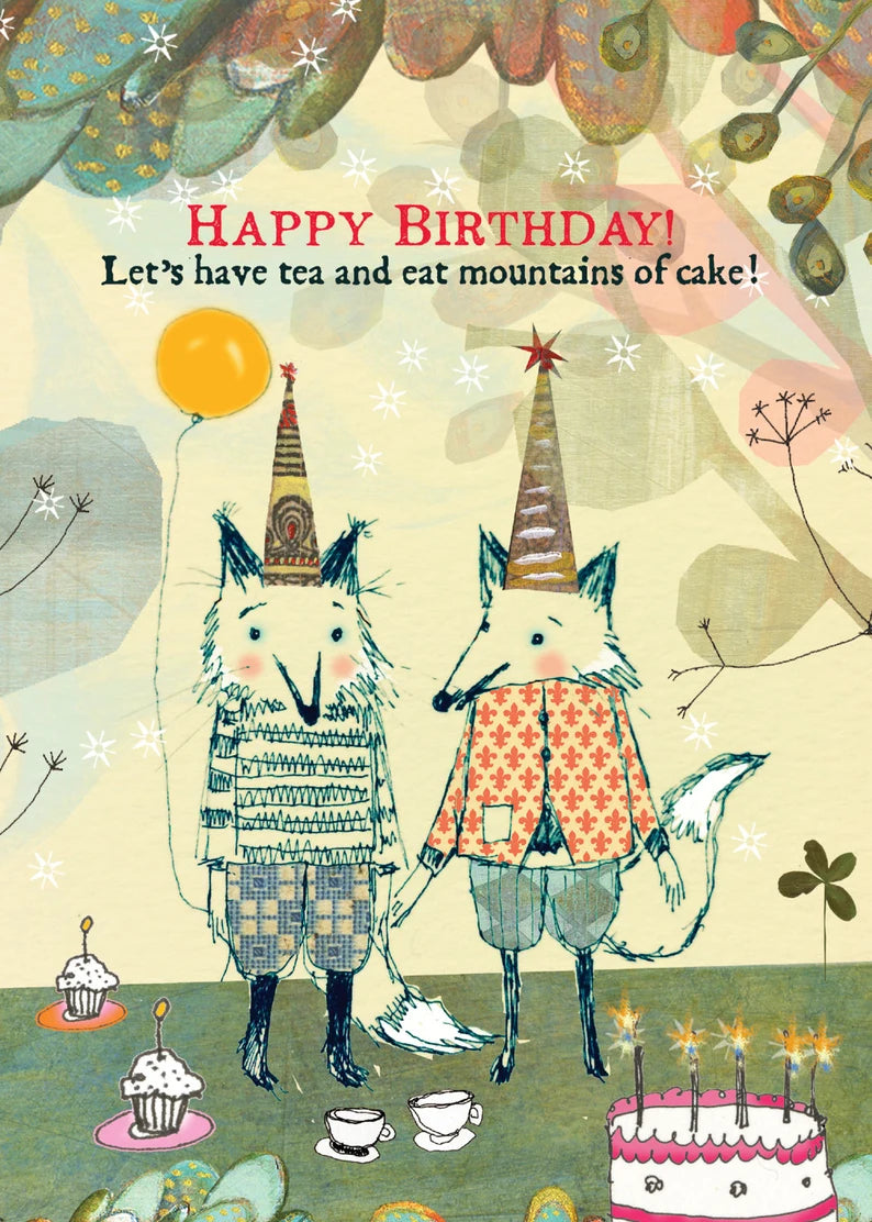 Birthday Tea & Cake - Birthday Card
