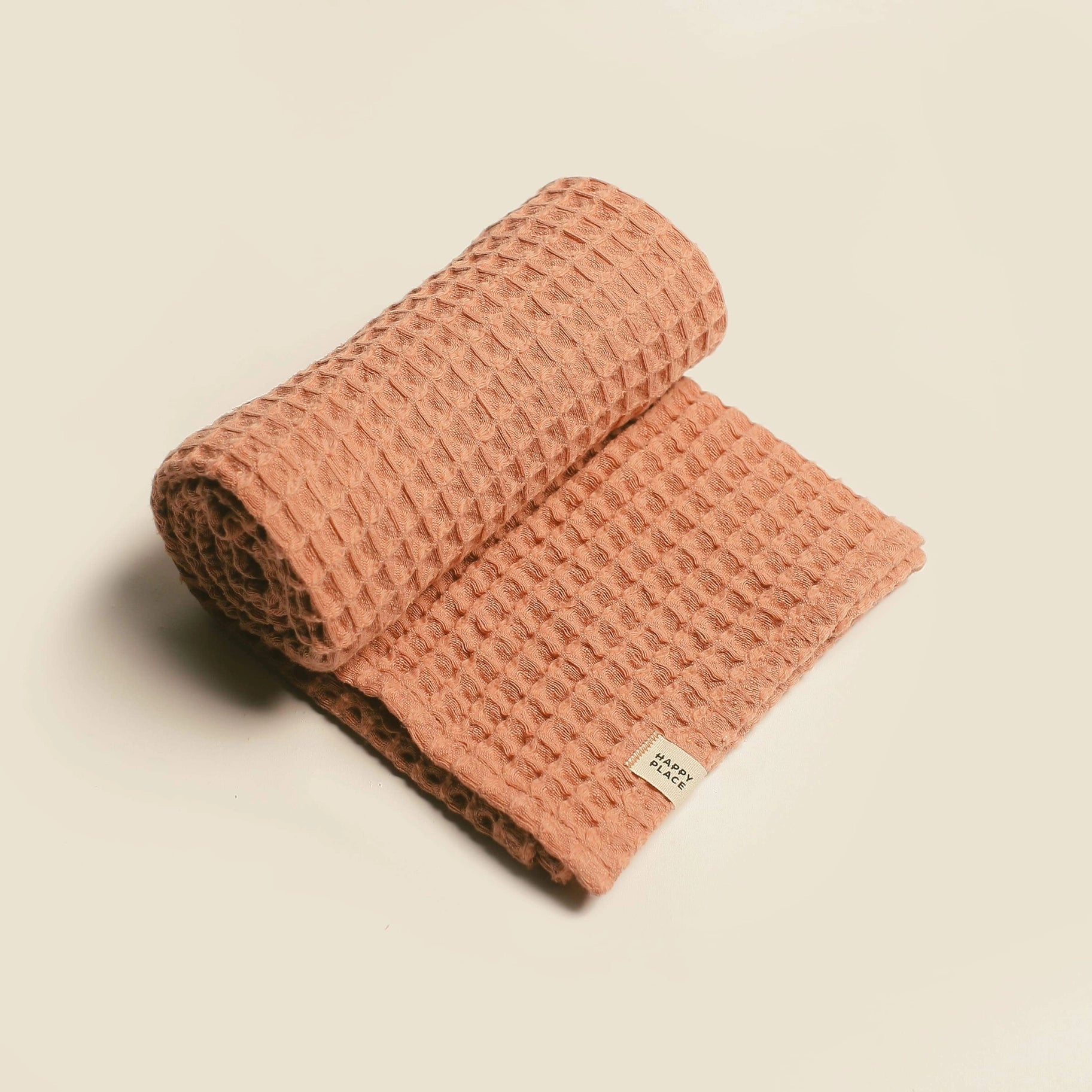 Terracota - Waffle Throw Baby Blanket