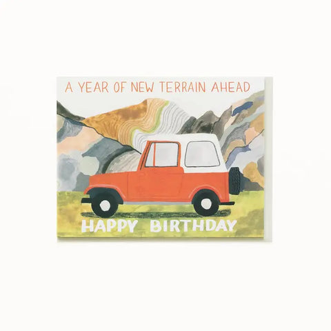 Year of New Terrain - Birthday Card