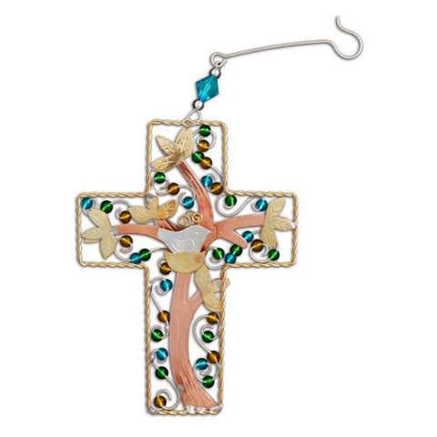 Tree of Life Cross Ornament