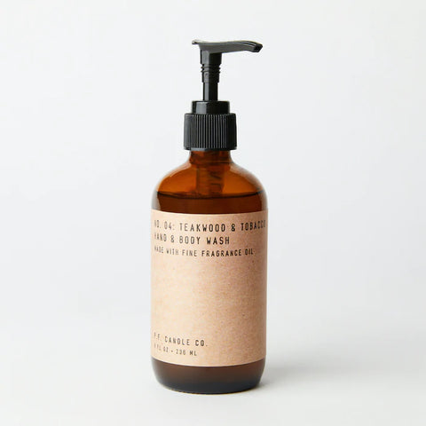 No. 4: Teakwood & Tobacco - 8oz Hand & Body Soap
