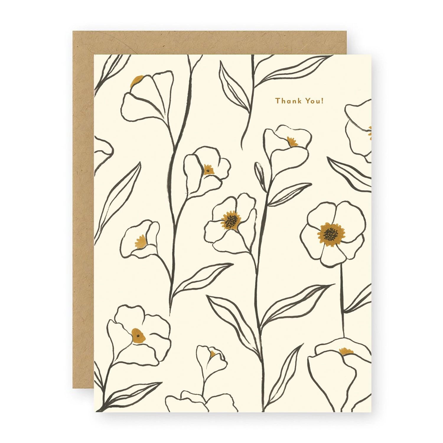 Flowers - Thank You Card