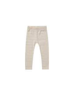 Cinched Ribbed Legging - Natural