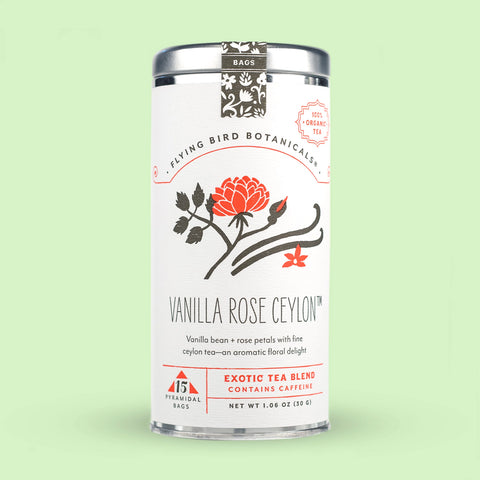 Vanilla Rose Ceylon - 15 Tea Bag Tin