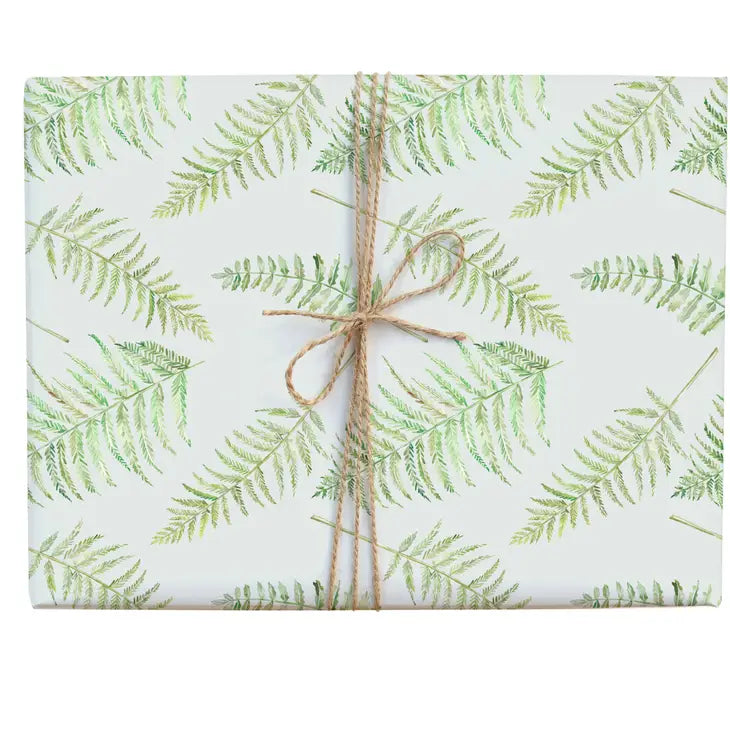 Vintage Ferns - Gift Wrap Roll