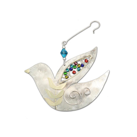 Vintage Peace Dove Ornament