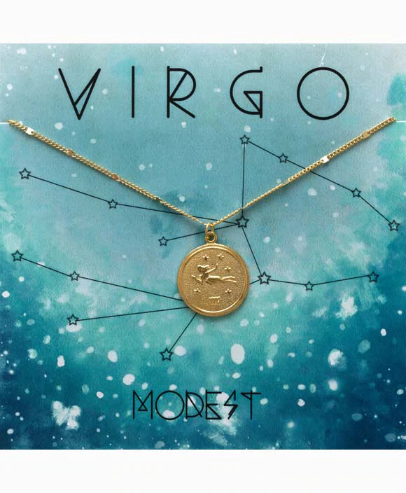 Virgo Medallion Necklace