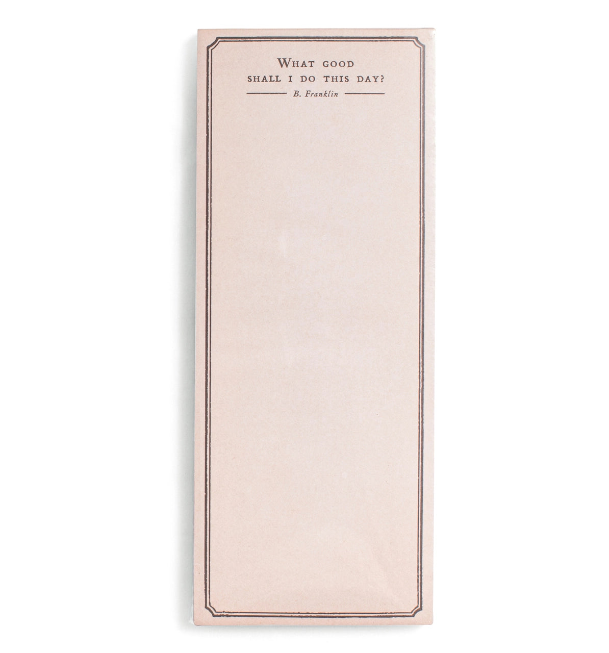 What Good - Skinny Notepad