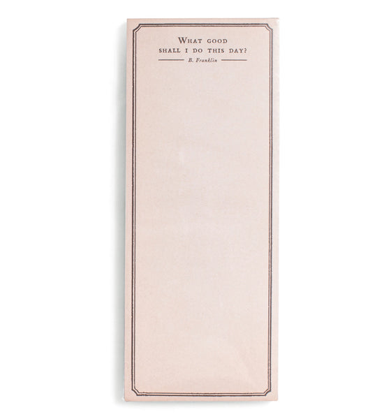 What Good - Skinny Notepad