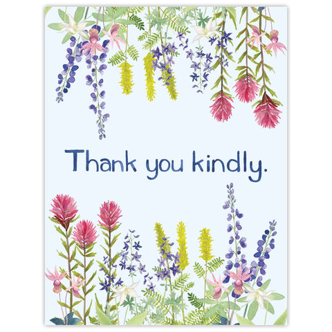 Wildflowers - Thank You Card