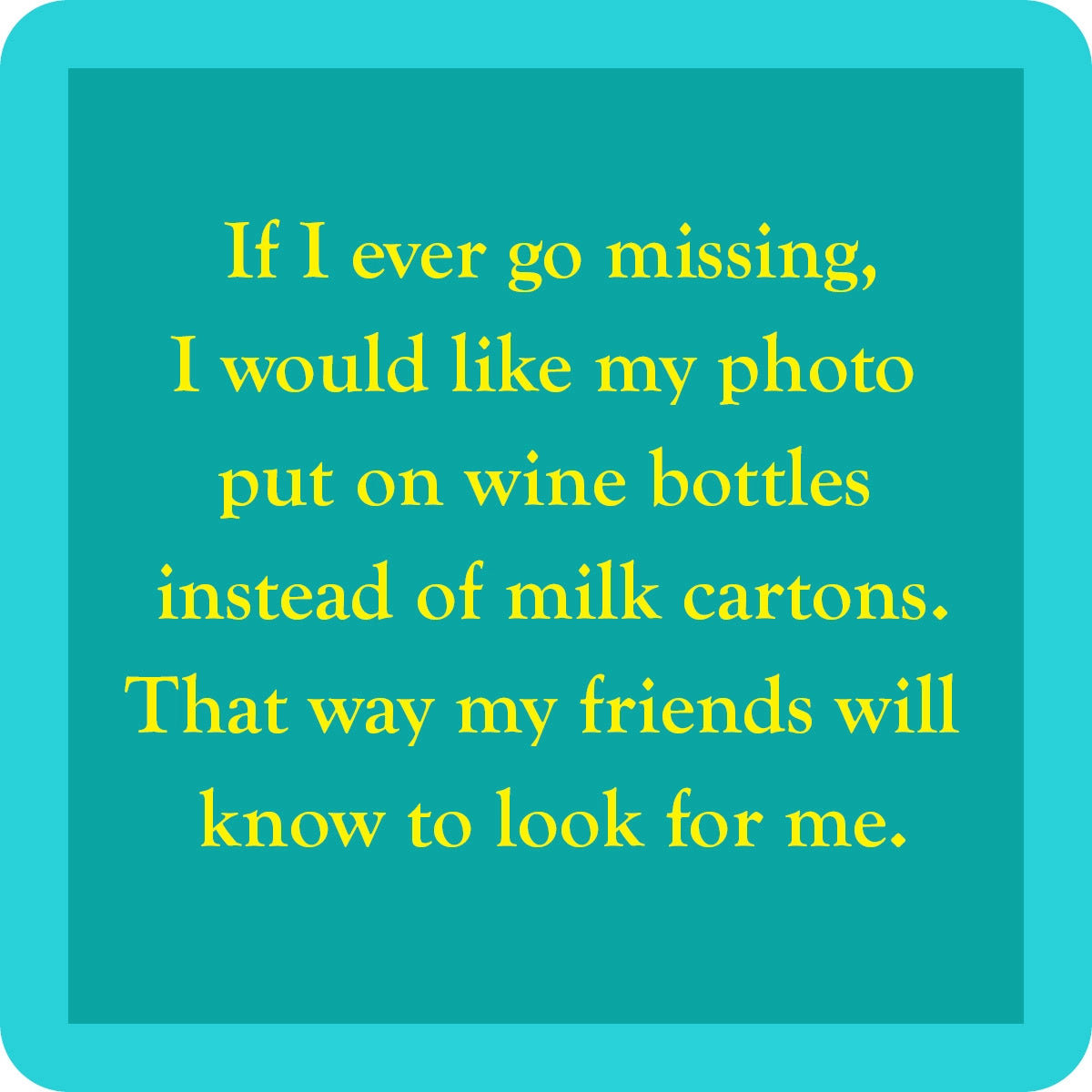 Photo on Wine Coaster