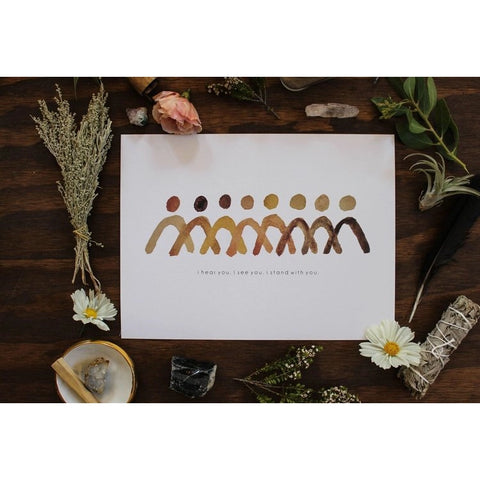 Standing Together - Art Print