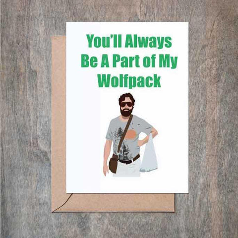 Wolfpack - Friendship Card