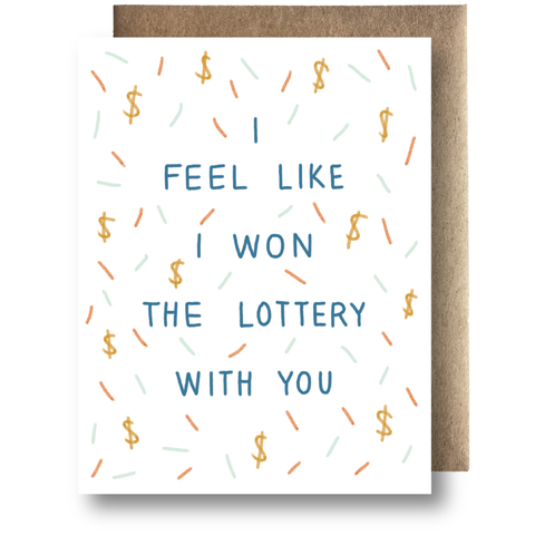 Won the Lottery - Love Card