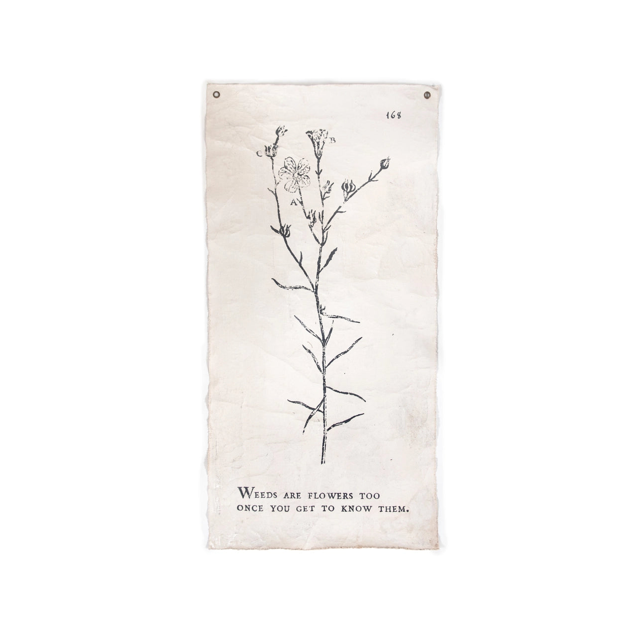 Weeds Are Flowers Too - Botanical Wall Tarp