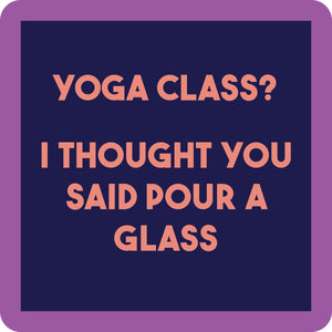 Yoga Class Coaster