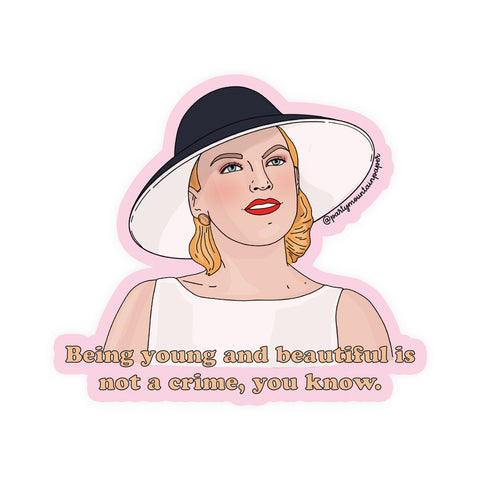 Young and Beautiful - Sticker